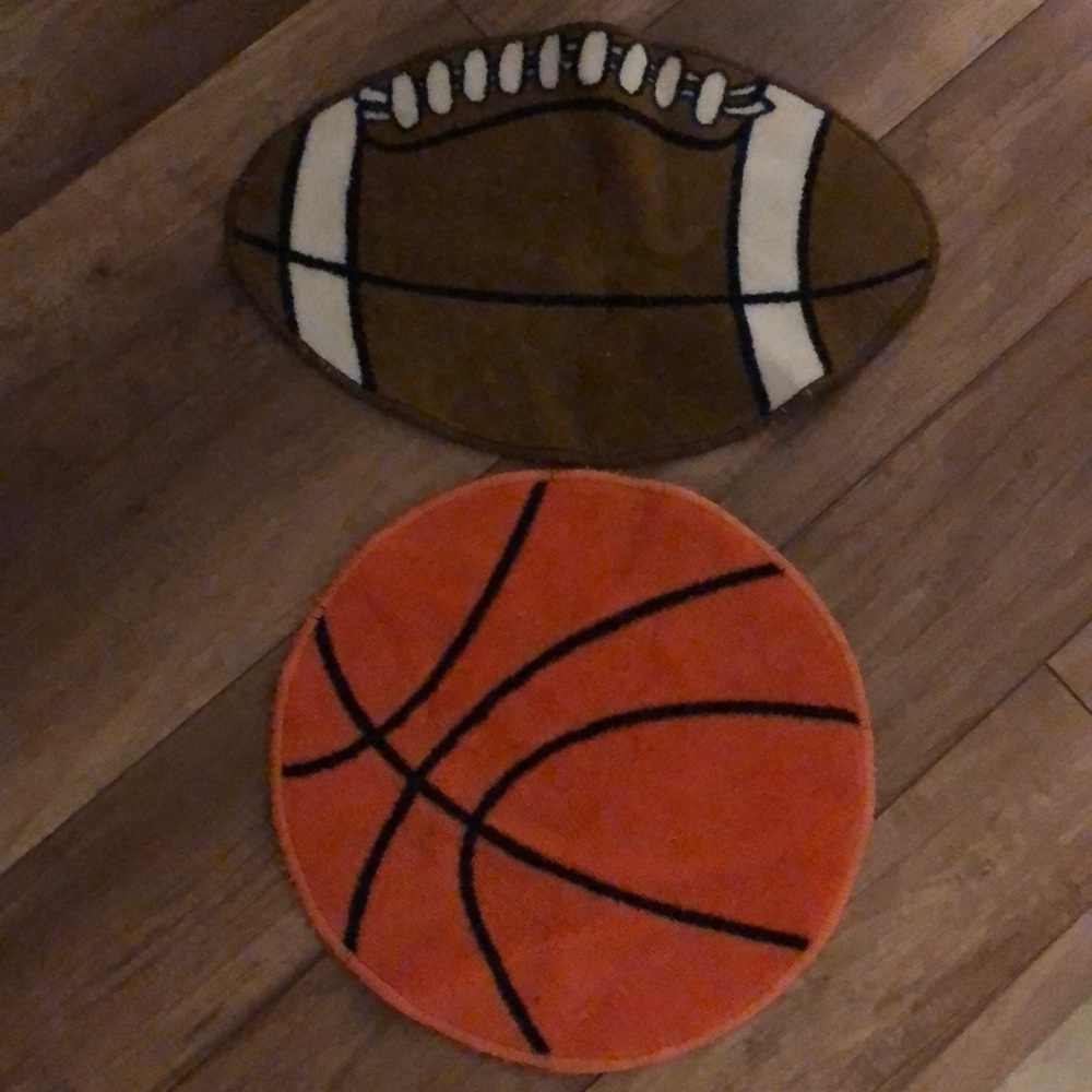 Football and basketball rugs